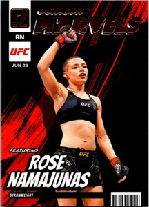 2023 Panini Donruss UFC Rosa Namajunas Octágono Marvels #10 - Imagen 1 de 2