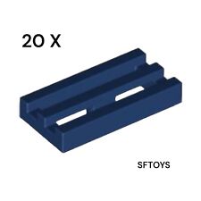 LEGO - Part 2412 - Pack of 20 Pieces - Tile Modified 1x2 w/Grille -SELECT COLOUR