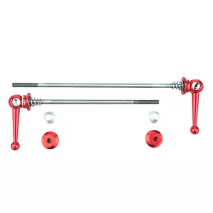 (Red)2pcs Ultralight Titanium Alloy Quick Release Skewer Bike Replacement HR - Picture 1 of 4