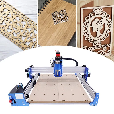 USB 4040 CNC Router Engraver Engraving Milling Machine w/Spindle GRBL/CANDLE 75W