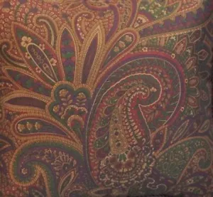 Ralph Lauren BOHEMIAN PAISLEY raso design tessuto resti pezzi *NUOVO* - Foto 1 di 3