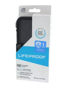 LifeProof FRĒ Series Waterproof Case for iPhone 12 Pro Max (Only) - Black - Photo 1 sur 7