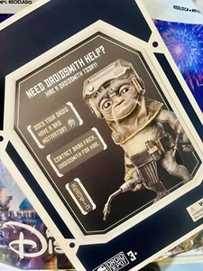 Disney Parks Star Wars Galaxy’s Edge Babu Frik Sounds Droid Depot Dok Ondar nuovo - Foto 1 di 2