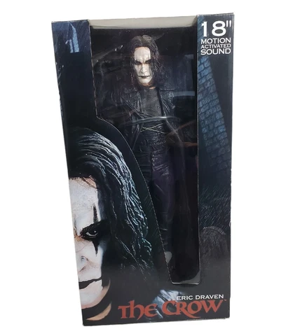 The Crow 18" Motion Activated Sound Eric Draven Action Figure Neca ReelToys Cover