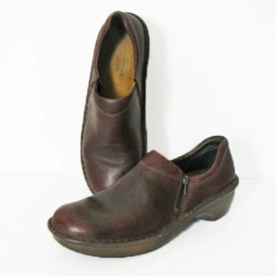 Zueco Mocasín Naot Talla: 41 Europeo, 9-10M EE. UU. Marrón Cómodo Zapato Cremallera Lateral Foto 1 de 4
