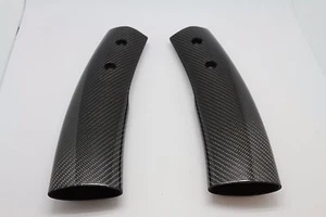 (2) Carbon Interior Console Post Trims For MINI COOPER S R50 R52 R53 2001-2006 - Picture 1 of 4
