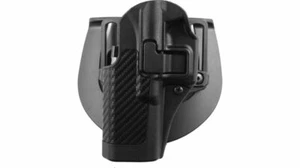 BlackHawk 410000BK-L Serpa Holster Black Carbon Fiber LH for Glock 17 22 31 - Picture 1 of 3