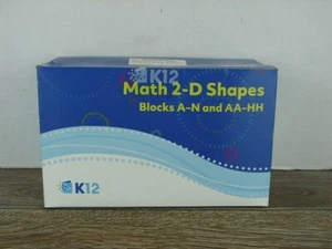 K-12 Math 2-D Shapes Pattern Blocks Fractions Math Homeschool - Picture 1 of 3