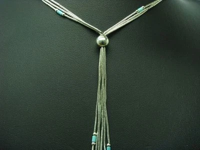 925 Argento Sterling Collier Con Kunstmasse Ricoperto / Vero Argento/51 0cm/11 - Immagine 1 di 3