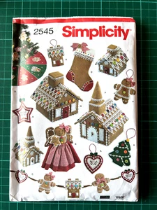 Weihnachtsdeko Schnittmuster NEU & UNGESCHNITTEN Simplicity 2545 - 7 Designs - Bild 1 von 2