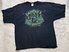 Dropkick Murphys Vintage T-shirt z lat 2000. Logo irlandzki punk 2XL Distressed 