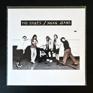 THE CHATS / MEAN JEANS Limited Edition CLEAR 7" Vinyl Single Smoko Punk Rock - Picture 1 of 3