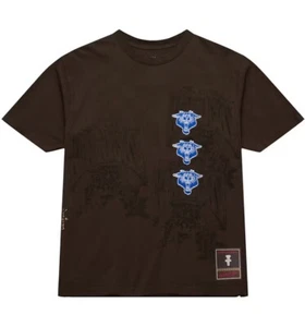Cactus Jack Travis Scott x Mitchell & Ness T-Shirt Kentucky Wildcats Seal - Picture 1 of 7