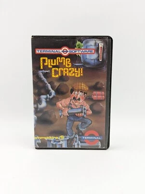 COMMODORE C64 Cassette / Datasette - PLUMB CRAZY! Game 1983 TERMINAL SOFTWARE - Bild 1 von 4