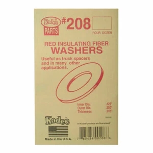 Kadee #208 Red Insulating Fiber Washers Four Dozen - Picture 1 of 2