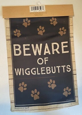 Bandera de jardín para perro cachorro mascota cuidado con las huellas de patas de 12"" x 18"" Foto 1 de 2