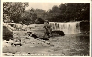 Vintage RPPC Photo Postcard Cumberland Falls State Park Kentucky KY 1950s Corbin - Picture 1 of 3
