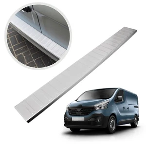 per RENAULT TRAFIC III 2014-2022 VAN PROTEZIONE POSTERIORE PARAURTI SPAZZOLATO - Foto 1 di 9