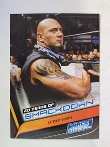 2019 Topps WWE 20 Years of SmackDown #SD-6 BATISTA DEBUTS - Picture 1 of 2