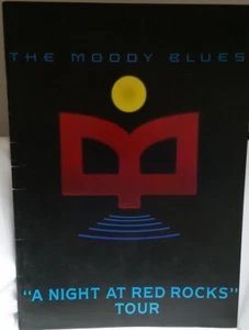 MOODY BLUES NIGHT AT RED ROCKS W/ TICKET STUB TOUR BOOK - NEAR MINT CONDITION - Picture 1 of 1
