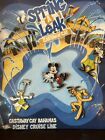 Disney 2012 DCL Fab Four Pin Booster Set Castaway Cay Spring A Leak MOC 90807