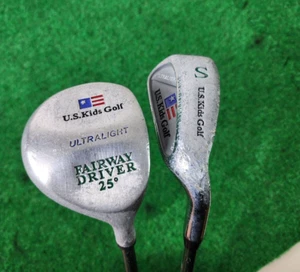 US Kids Golf USKG Ultralight Club Bundle 25* Driver, Sand Wedge RH Kid Graphite - Picture 1 of 24