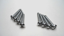 8 CHROME TAIL LAMP/LIGHT HOUSING SCREWS! FITS ALL C4 91-96 CORVETTE BASE ZR1 ETC