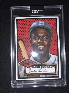 2020 Topps Project 2020 Jackie Robinson #98 1952 Topps variation - Picture 1 of 1