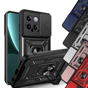 Outdoor Pancerne etui Xiaomi 14 Etui na telefon z ochroną aparatu Uchwyt pierścieniowy Backcover - Zdjęcie 1 z 47