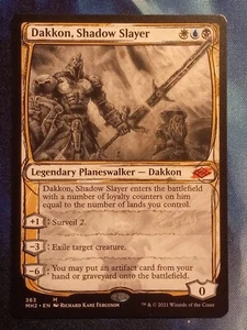 Magic The Gathering Dakkon, Shadow Slayer Showcase Modern Horizons 2 - Imagen 1 de 2