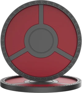 Silikon Untersetzer 2er Set für Trinken Schreibtisch Büro - Tasse Matte Schwarz + Burgund  - Bild 1 von 9