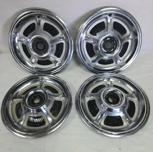 1968-69 Dodge Charger Dart Coronet 14inch Stainless Steel Hub Caps OEM Mopar - Picture 1 of 22