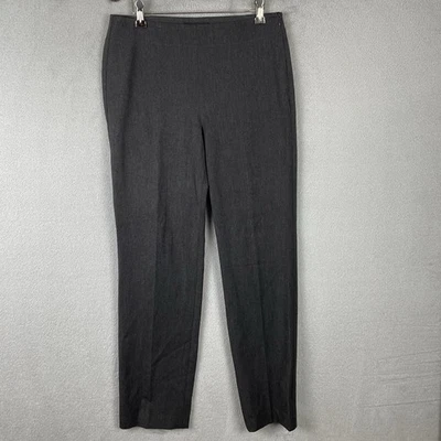 Talbots Heritage Pants Womens Size 6 Gray Flat Front Side Zip Stretch Preppy - Image 1 of 4