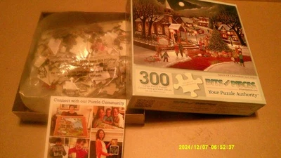 BITS AND PIECES JIGSAW PUZZLE ~300 PIECES~ SPIRIT OF CHRISTMAS ITEM #40353 - Image 1 of 4