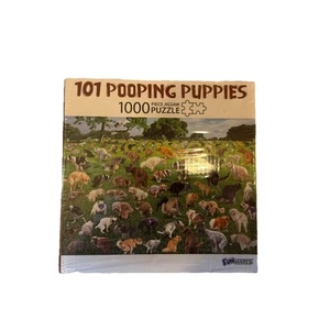 101 Puzzle per Cuccioli in Cacca 1000 Pezzi, 19,7x27,5 Pollici / Nuovo - Foto 1 di 2