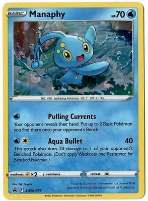 Manaphy SWSH275 SWSH: Sword & Shield Promo Cards Holo - Image 1 of 2