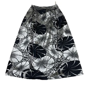 Carmen Marc Valvo HIGH END COLLECTION Silk Blend Metallic A-Line Skirt Size 14 - Picture 1 of 12