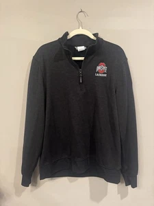 Nike Dri Fit Ohio State Lacrosse 11th Man Quarter Zip Medium - Picture 1 of 4
