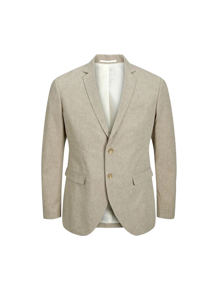 Americana de un Solo Pecho Jack&Jones Hombre, Color Beis Modelo: 12228721 - Imagen 1 de 1