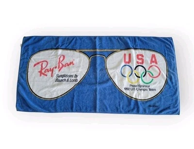 Vintage Ray Ban Sunglasses 1992 Team USA Olympics Beach Towel Bausch And Lomb - Image 1 of 4