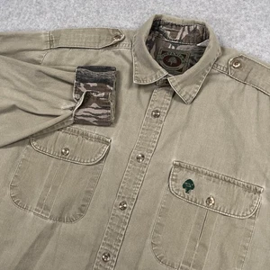 Vintage Mossy Oak Companions Shirt Mens Size Medium Long Sleeve Button Up Camo - Picture 1 of 10