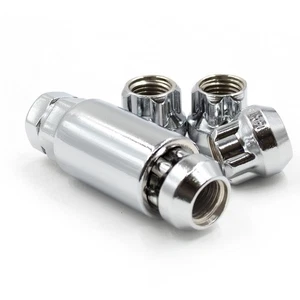 Lug Wheel Lock Nuts 14x1.5 Open End Bulge Acorn Locking Lugs - Picture 1 of 4