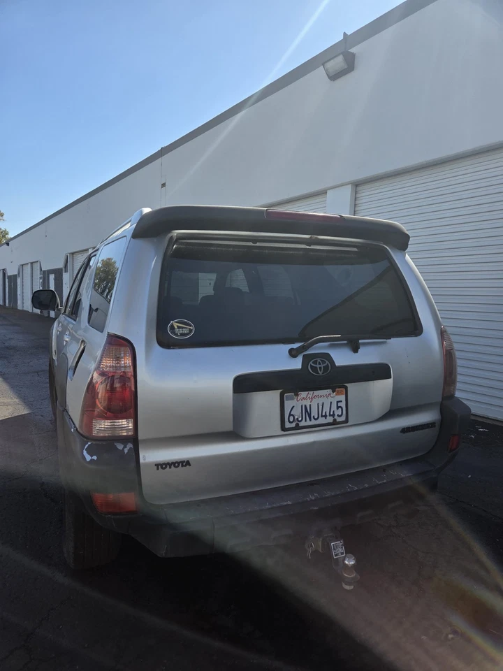 2003-2009 TOYOTA 4RUNNER ЗАДНЯЯ ДВЕРЬ БАГАЖНИКА ЗАДНЯЯ ДВЕРЬ ЗАДНЯЯ ДВЕРЬ ПАНЕЛЬ ПОДЪЕМНОЙ ДВЕРИ OEM серебро - Изображение 1 из 1