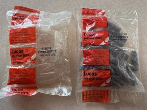 NOS Lucas CWB300W & CWB430W Electrical Sleeve & Connector Packs-25 Pieces Each - Picture 1 of 5