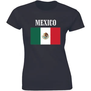 Women's Mexico National Team Top Mexican Flag Pride Country Soccer Sports - Picture 1 of 4