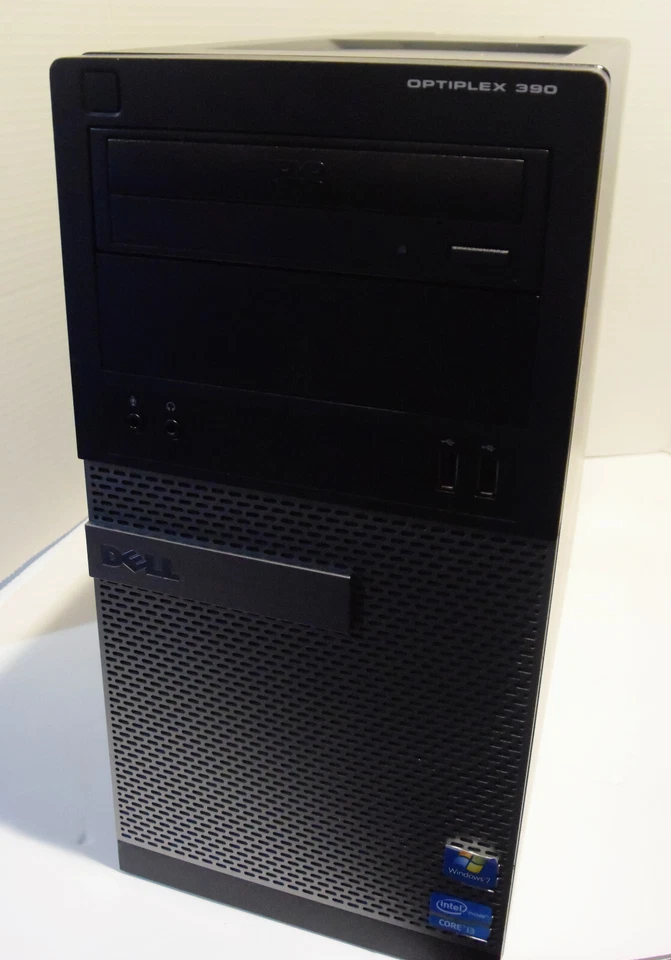 Dell Optiplex 390 Desktop PC (Intel Core i3 2nd Gen 3.3GHz 4GB 250GB Win 10) - Image 1 of 4