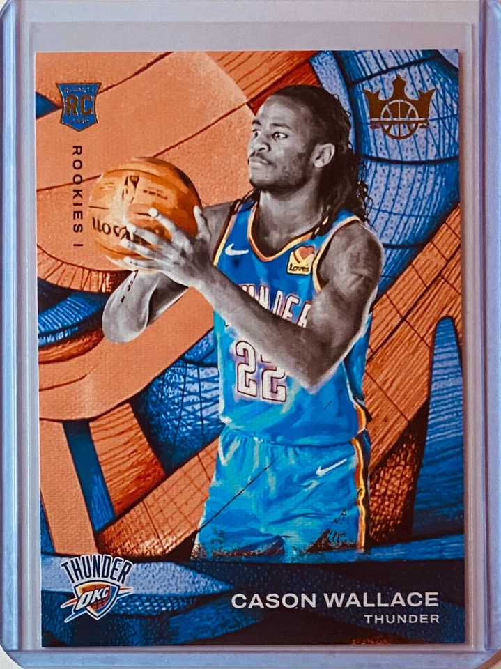 2023-24 Panini Court Kings 'Rookies I' #93 Cason Wallace (RC) - Image 1 of 2