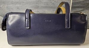 Mondani Schultertasche New York dunkelblau Kunstleder Reißverschluss - Bild 1 von 6