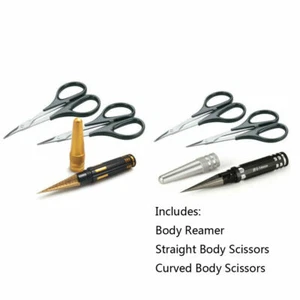 RC car & helicopter Body Shell Reamer + Scissors ( Curved & Straight ) Tool Set - Picture 1 of 8