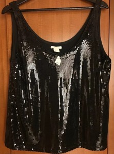 sequin top h and m